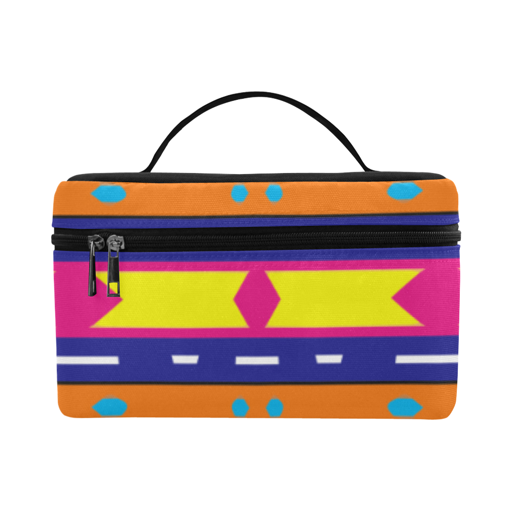 Distorted colorful shapes and stripes Lunch Bag/Large (Model 1658)