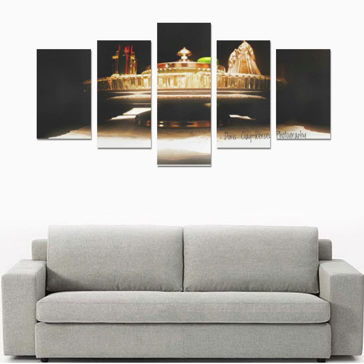 Tabletop Centerpiece by Doris Clay-Kersey Photography Canvas Print Sets C (No Frame)