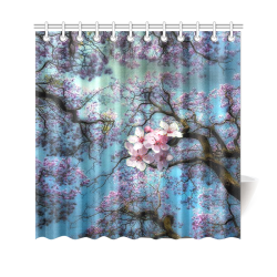 Cherry blossomL Shower Curtain 69"x70"