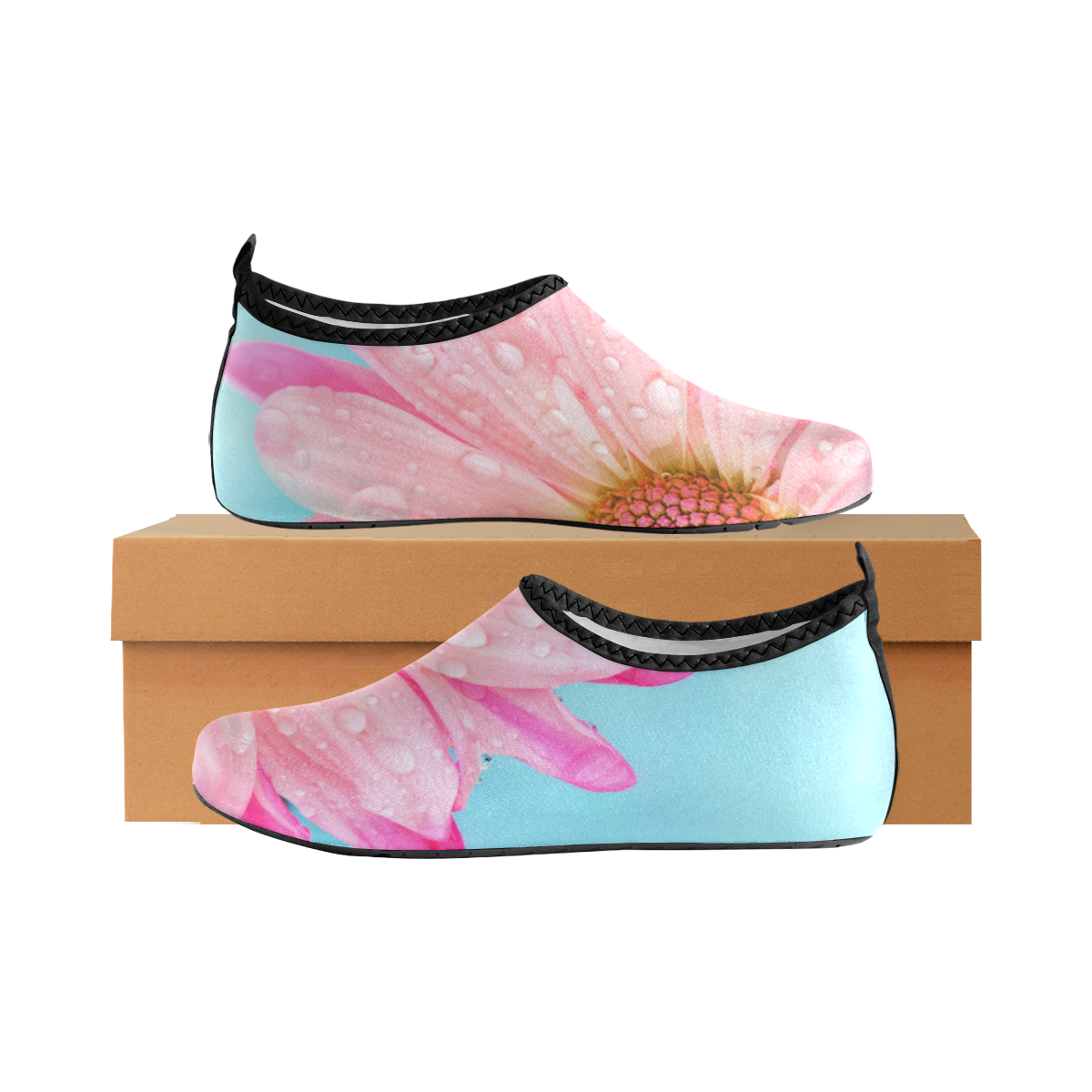 Flower Kids' Slip-On Water Shoes (Model 056)