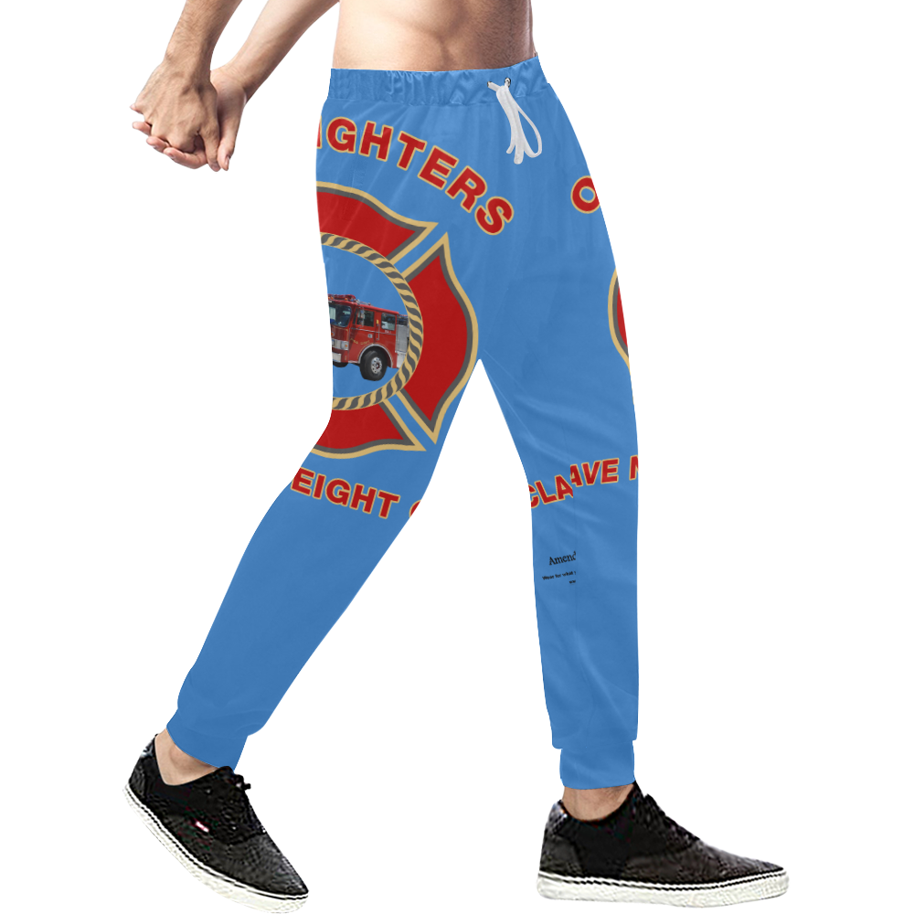 Weighting For A Fire Men's All Over Print Sweatpants (Model L11)