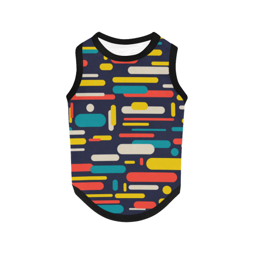 Colorful Rectangles All Over Print Pet Tank Top