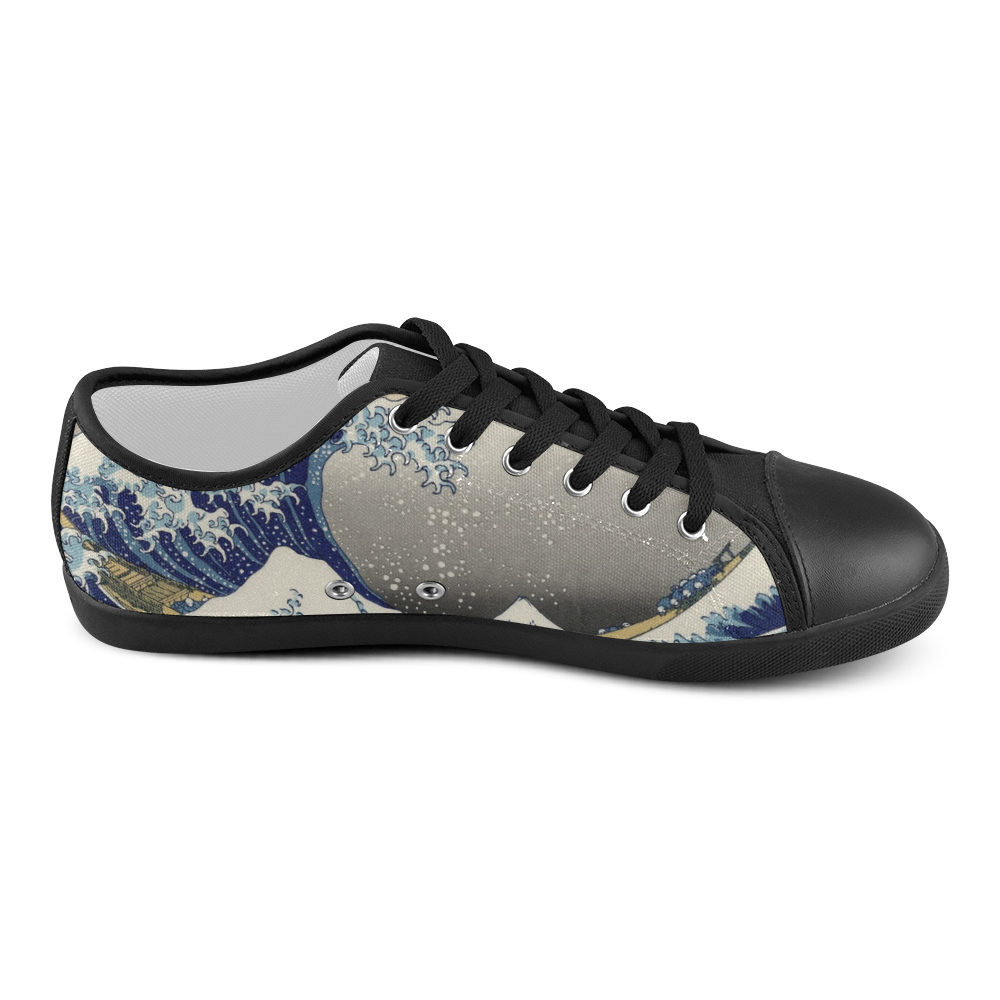Wave Canvas Shoes for Women/Large Size (Model 016)