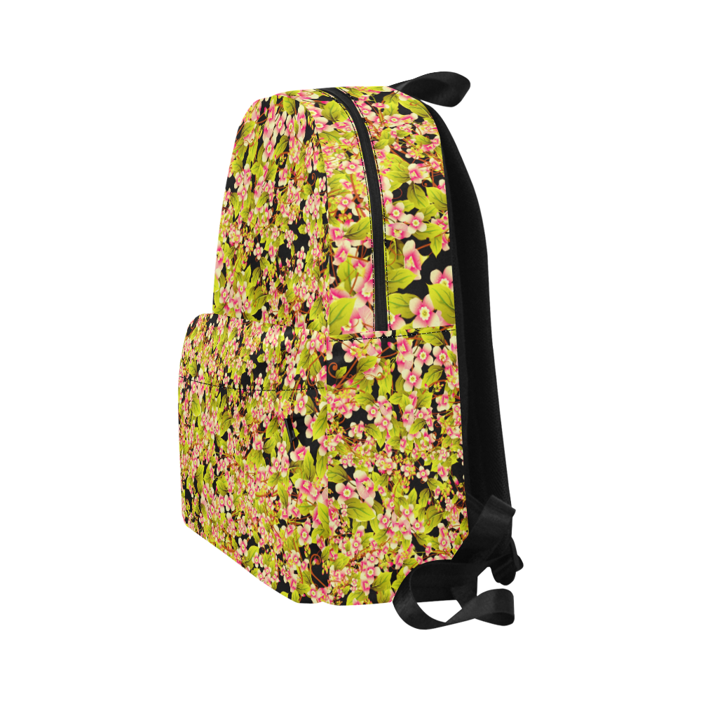 Flower Pattern Unisex Classic Backpack (Model 1673)