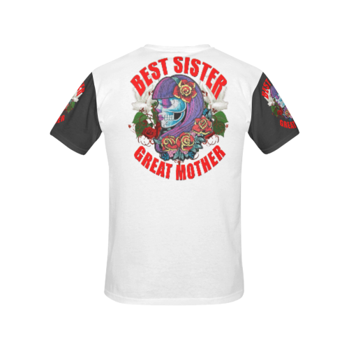 mother sister All Over Print T-Shirt for Women (USA Size) (Model T40)