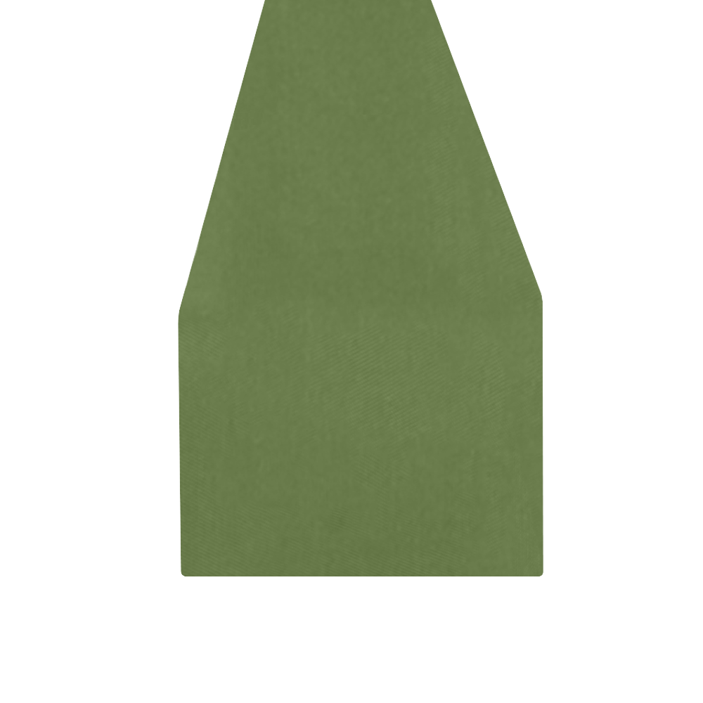 color dark olive green Table Runner 16x72 inch