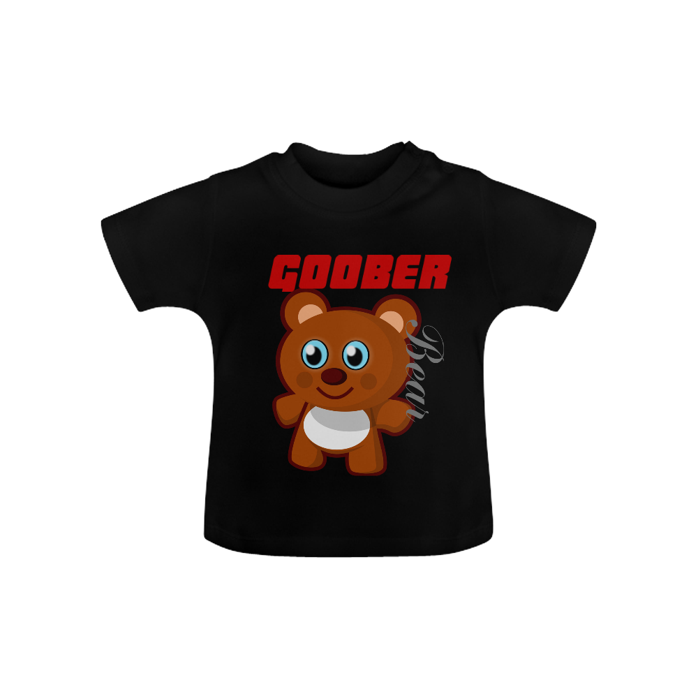 Blk goober Bear Baby Tee Baby Classic T-Shirt (Model T30)