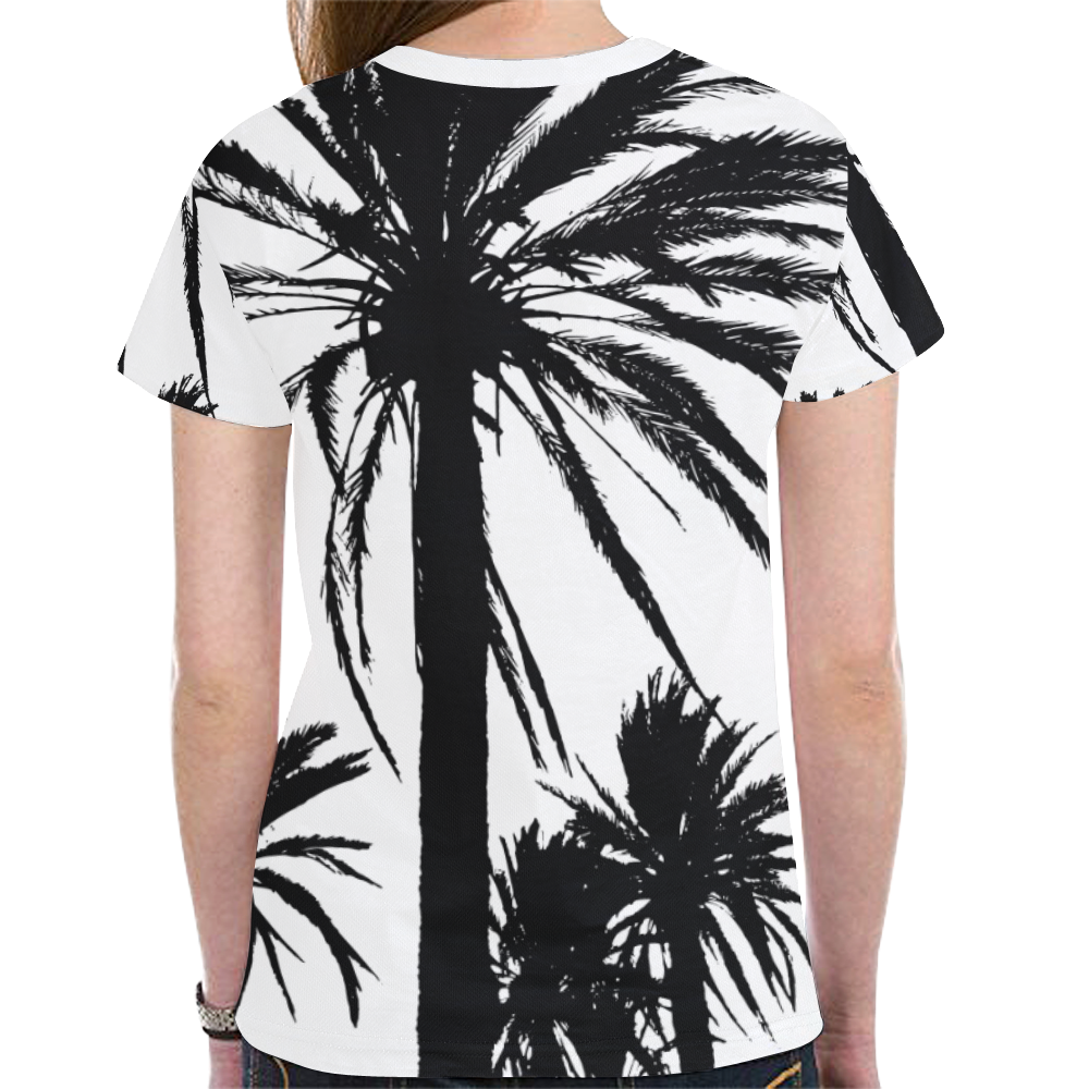 Palmlove New All Over Print T-shirt for Women (Model T45)