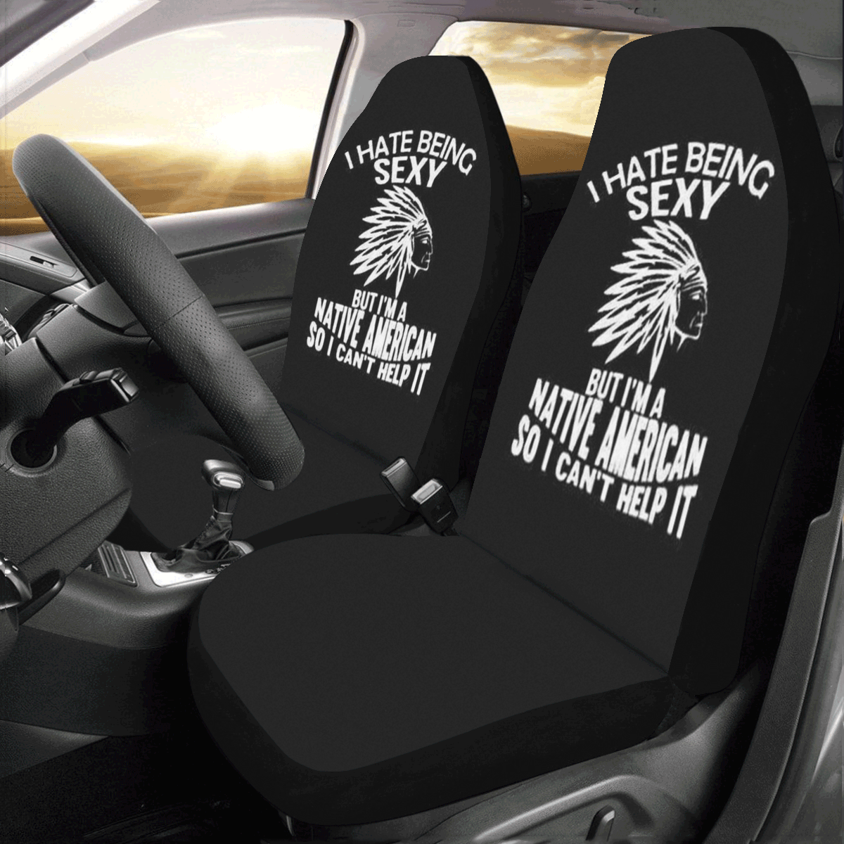 Sexy Native American Car Seat Covers (Set of 2)