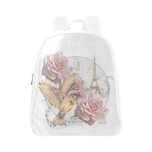 Vintage Paris School Backpack (Model 1601)(Small)
