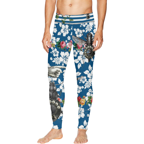 Rotary Bugs on the Canal Men's All Over Print Leggings (Model L38)