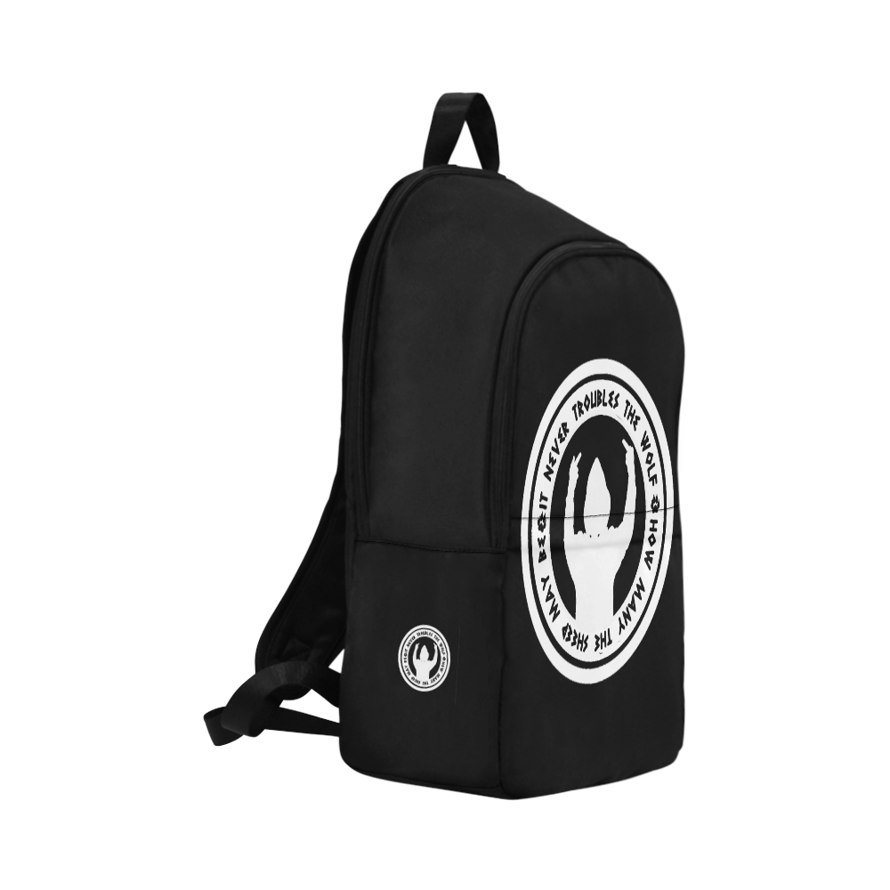 It Never Troubles The Wolf Fabric Backpack for Adult (Model 1659)