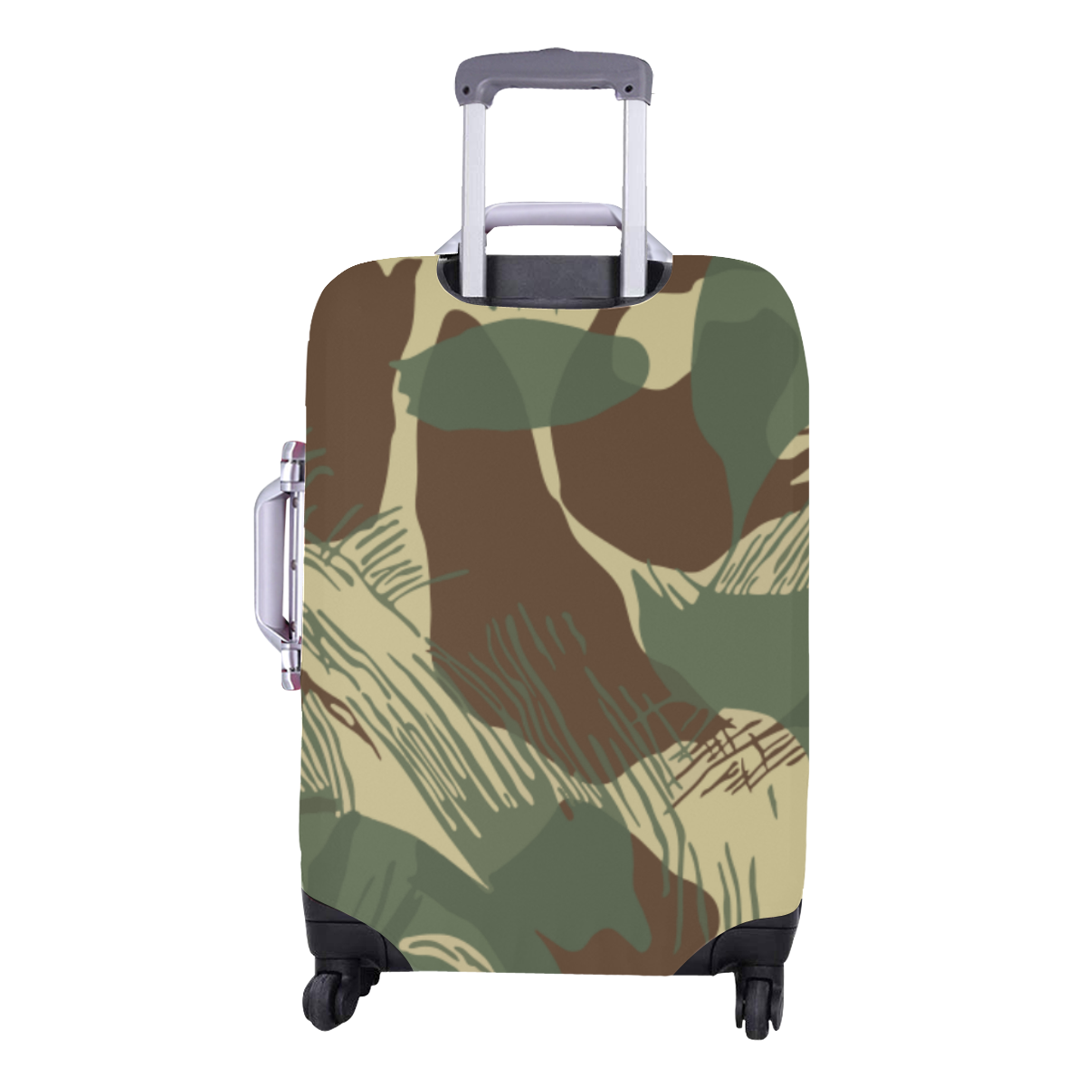 Rhodesian Brushstrokes Camouflage Luggage Cover/Medium 22"-25"
