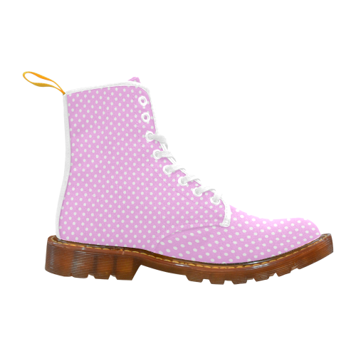 Polka-dot pattern Martin Boots For Women Model 1203H