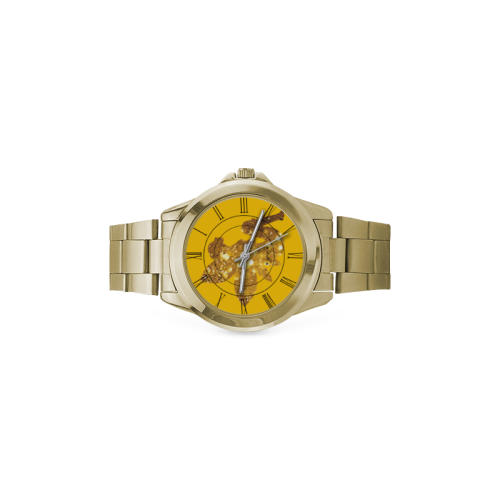 watch circular roman numberals hand 8 Custom Gilt Watch(Model 101)