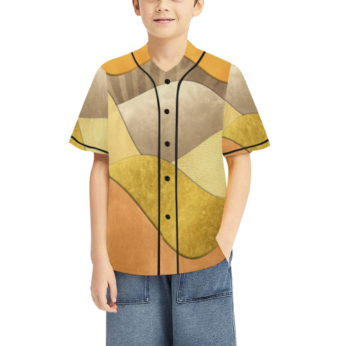 space 2 sm All Over Print Baseball Jersey for Kids (Model T50)