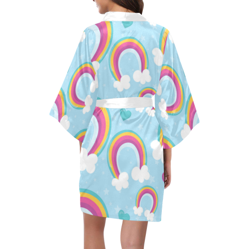 Rainbow Sky Kimono Robe
