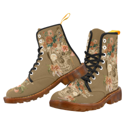 Awesome Autumn Sugarskull Martin Boots For Men Model 1203H