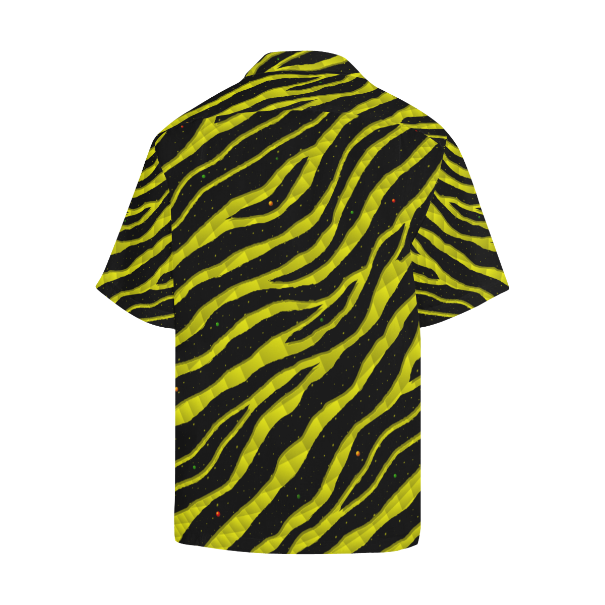 Ripped SpaceTime Stripes - Yellow Hawaiian Shirt (Model T58)