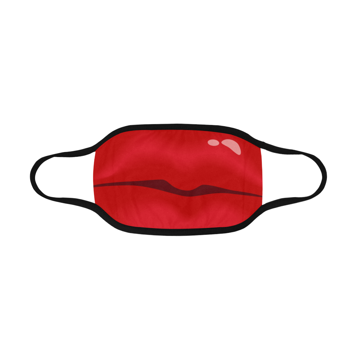 Hot Red Lips Mouth Mask