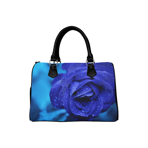 Blue rose Boston Handbag (Model 1621)