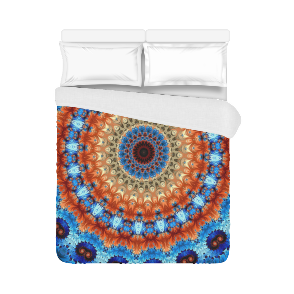 Kaleidoscope Duvet Cover 86"x70" ( All-over-print)