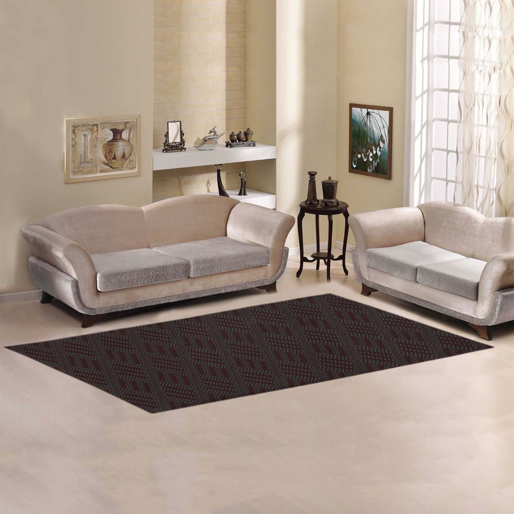 Manor Weave - Ruby Area Rug 9'6''x3'3''