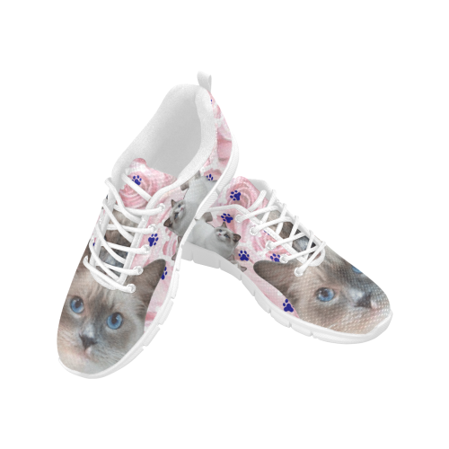 Ragdoll Cat Women's Breathable Running Shoes (Model 055)