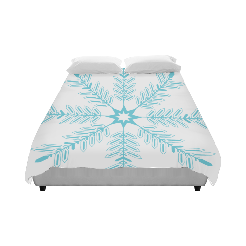 Snowflake Duvet Cover 86"x70" ( All-over-print)