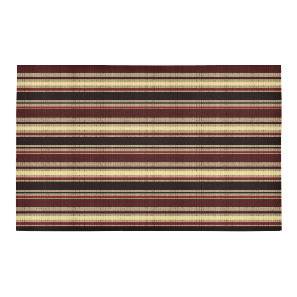 Dark textured stripes Bath Rug 20''x 32''