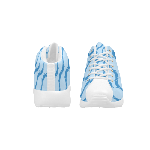 Abstract pattern - blue. Men's Basketball Training Shoes (Model 47502)