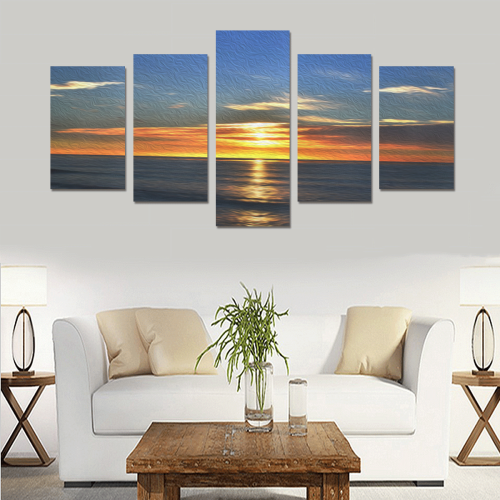 Sunrise Canvas Print Sets C (No Frame)