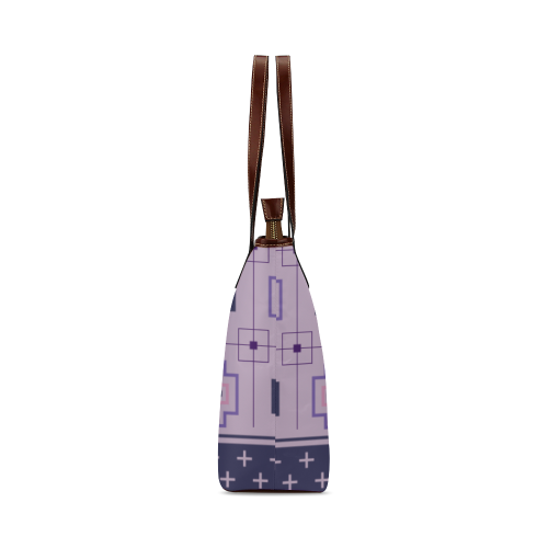 The Directions Purple Shoulder Tote Bag (Model 1646)