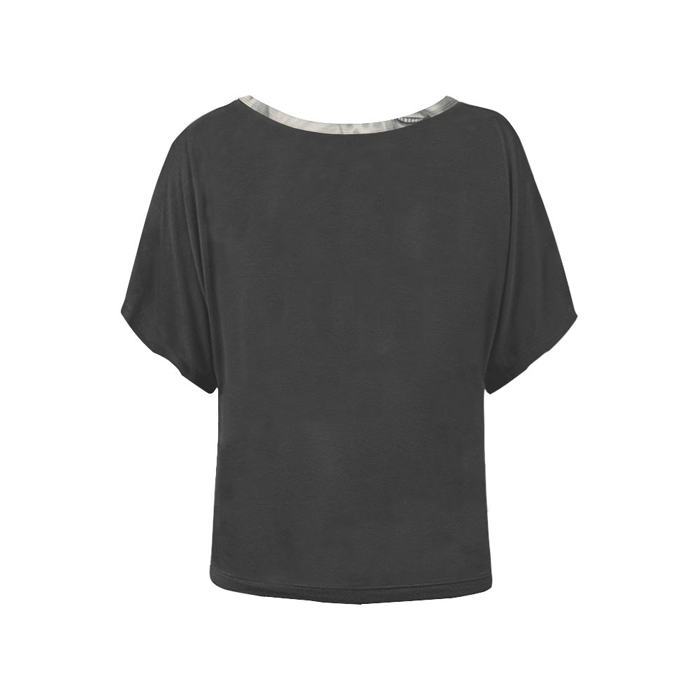 Movie Night Women's Batwing-Sleeved Blouse T shirt (Model T44)