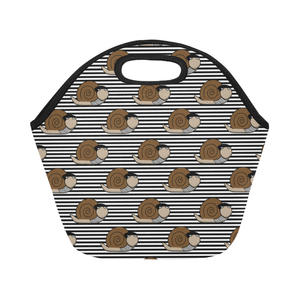 Escargot ~ French Snail Neoprene Lunch Bag/Small (Model 1669)