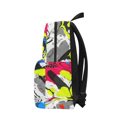 Colorful distorted shapes2 Unisex Classic Backpack (Model 1673)