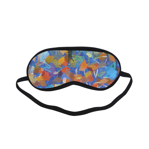 Colorful paint strokes Sleeping Mask