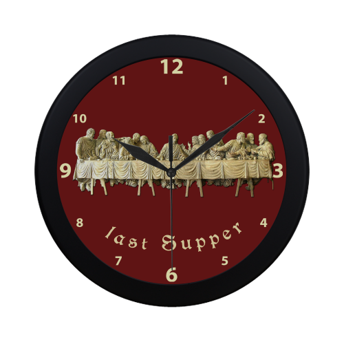 Last Supper Circular Plastic Wall clock