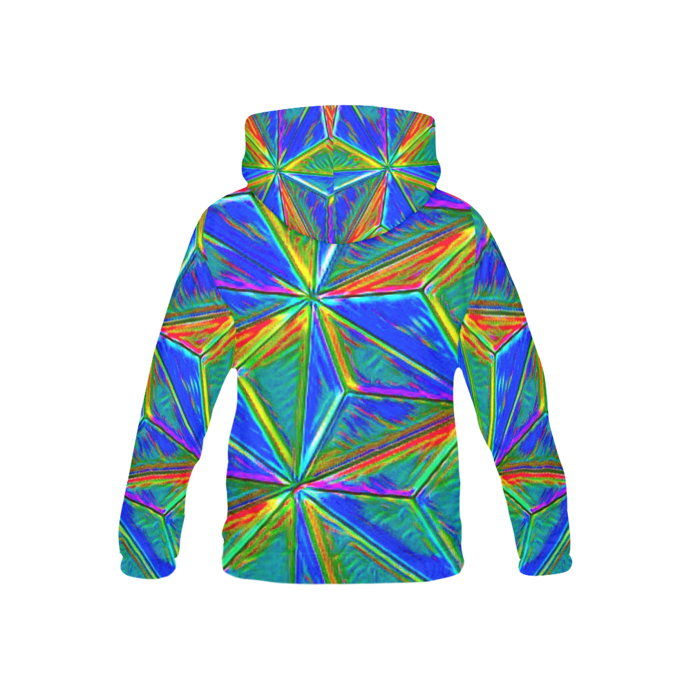 Vivid Life 1E  by JamColors All Over Print Hoodie for Kid (USA Size) (Model H13)