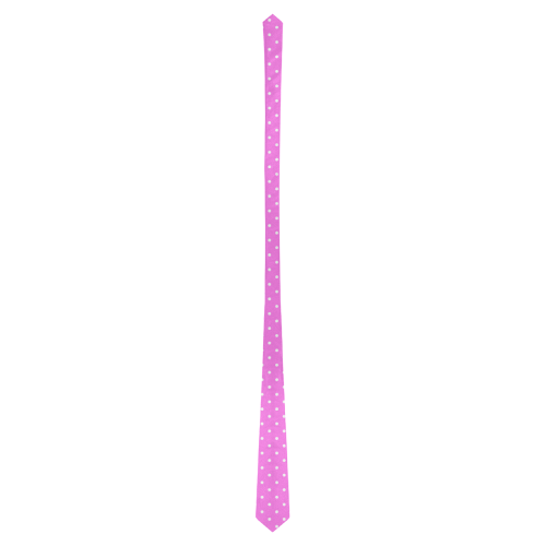 pink polka Classic Necktie (Two Sides)