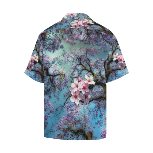 Cherry blossomL Hawaiian Shirt (Model T58)