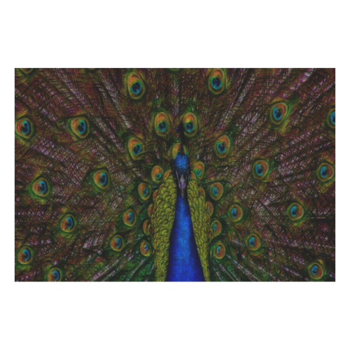 Awesome Peacock 1000-Piece Wooden Photo Puzzles