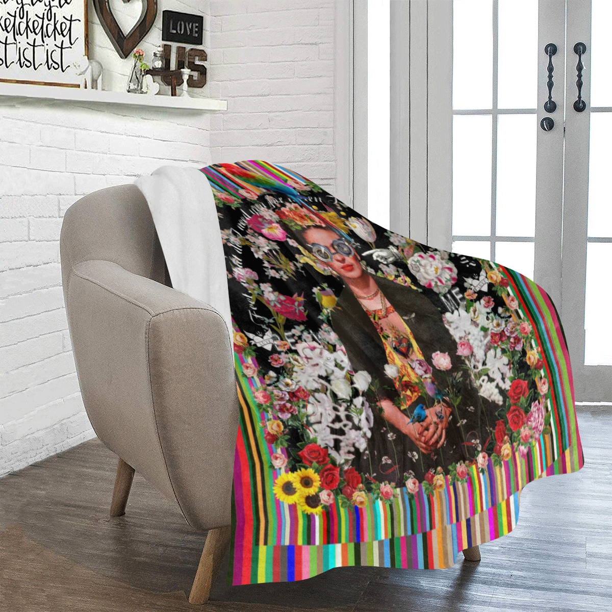 Frida Incognito Ultra-Soft Micro Fleece Blanket 50"x60"