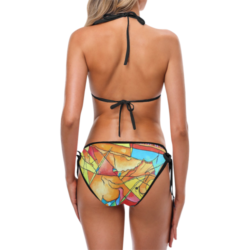ABSTRACT NO. 1 Custom Bikini Swimsuit (Model S01)