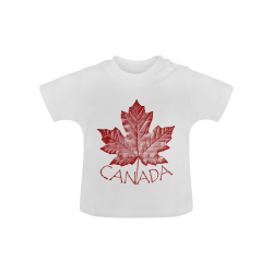 Vintage Canada Maple Leaf T-shirt - Baby Baby Classic T-Shirt (Model T30)