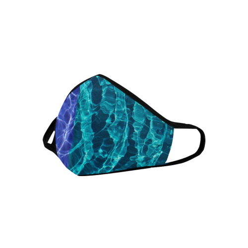Blue Spiral Mouth Mask