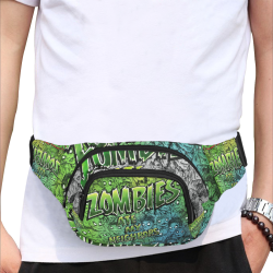 Zombies ate my neighbors fanny pack Fanny Pack/Small (Model 1677)