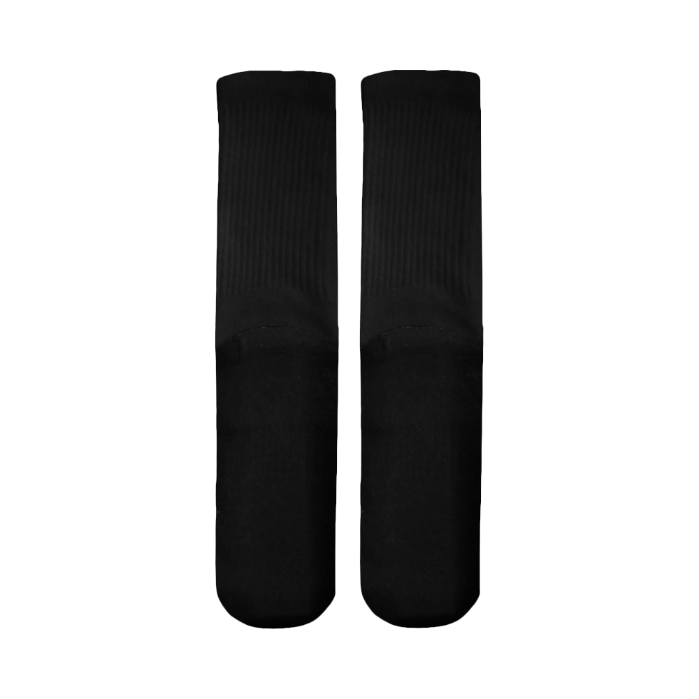 tnt vertical Mid-Calf Socks (Black Sole)