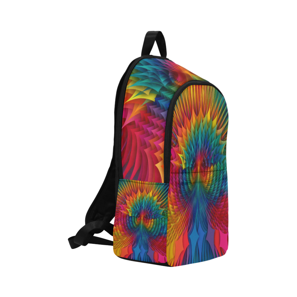 Phonix Geometry Fabric Backpack for Adult (Model 1659)