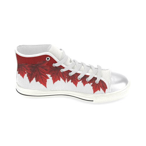 Canada Maple Leaf Sneakers Canada Shoes Women's Classic High Top Canvas Shoes (Model 017)